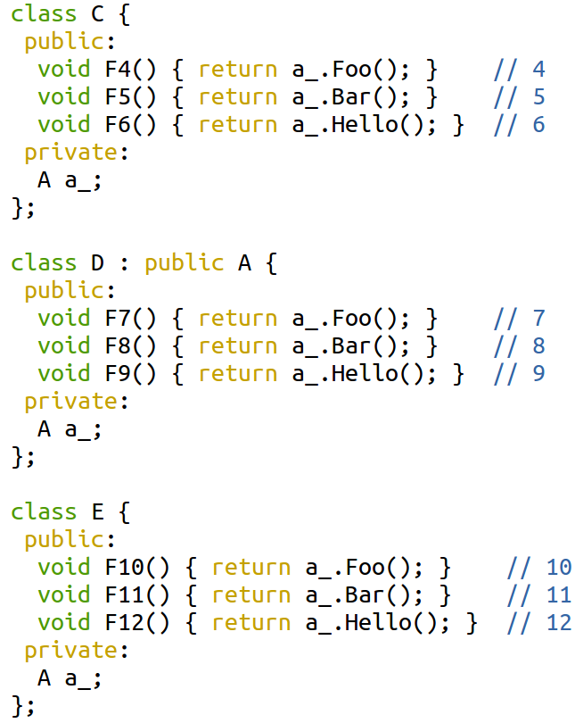 screenshot d'un code à examiner: colonne de droite