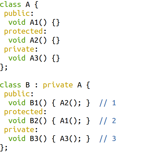 screenshot d'un code à examiner: colonne de gauche