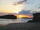 Coucher de soleil sur le pacifique